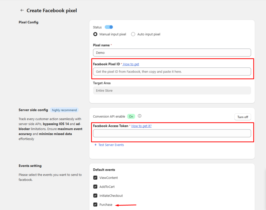 Screenshot of Zotek app's Pixel Manager Dashboard